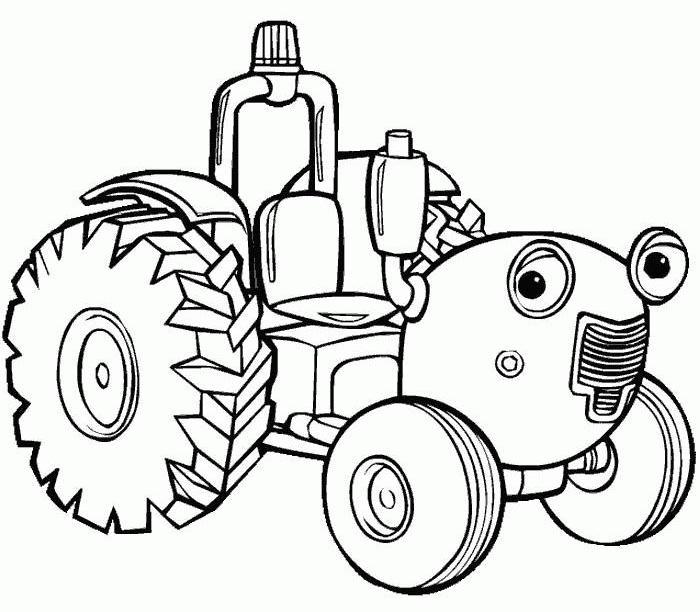Traktor Tom kolorowanki